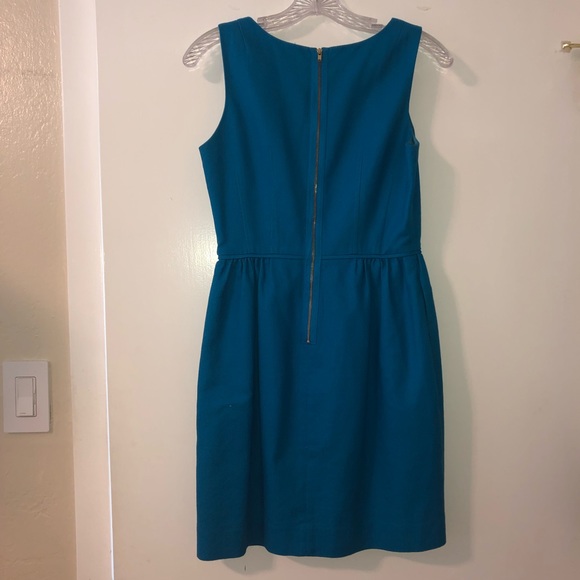 J. Crew Allie Dress with Pockets in Blue - Picture 3 of 5
